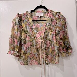 Selkie Floral Top